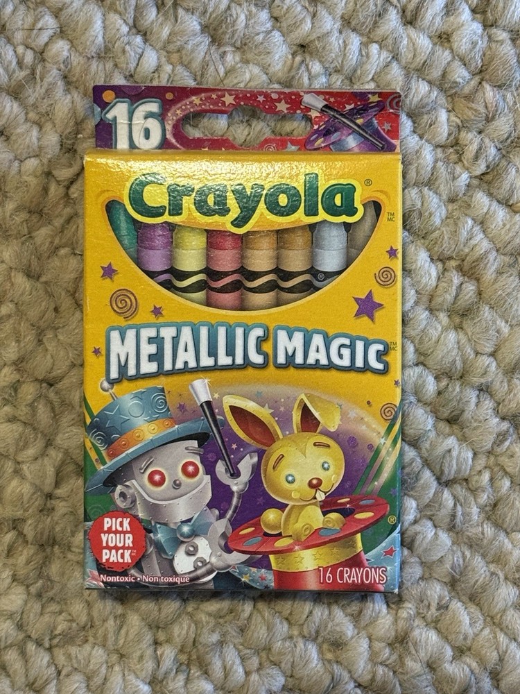 2014 Crayola Metallic Magic Pick Your Pack 16 Crayons