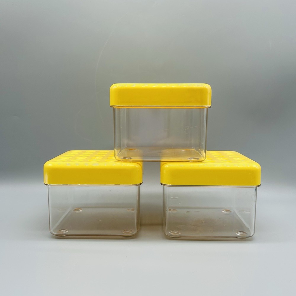 Vintage Danish Modern Stackable Organization Containers Set Of 3