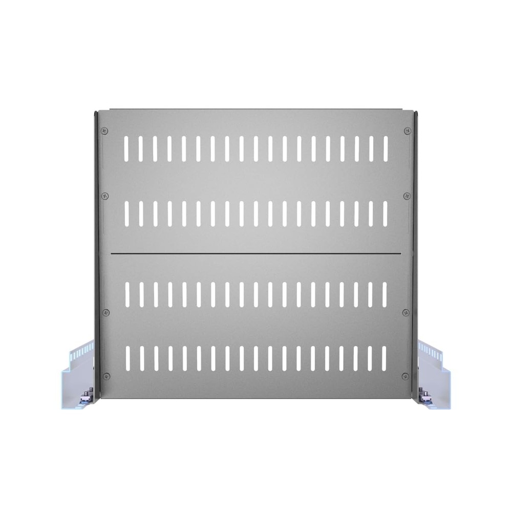 1U Server Rack Shelf, Universal Vented Rack Mount Cantilever Tray Deep Adjust...