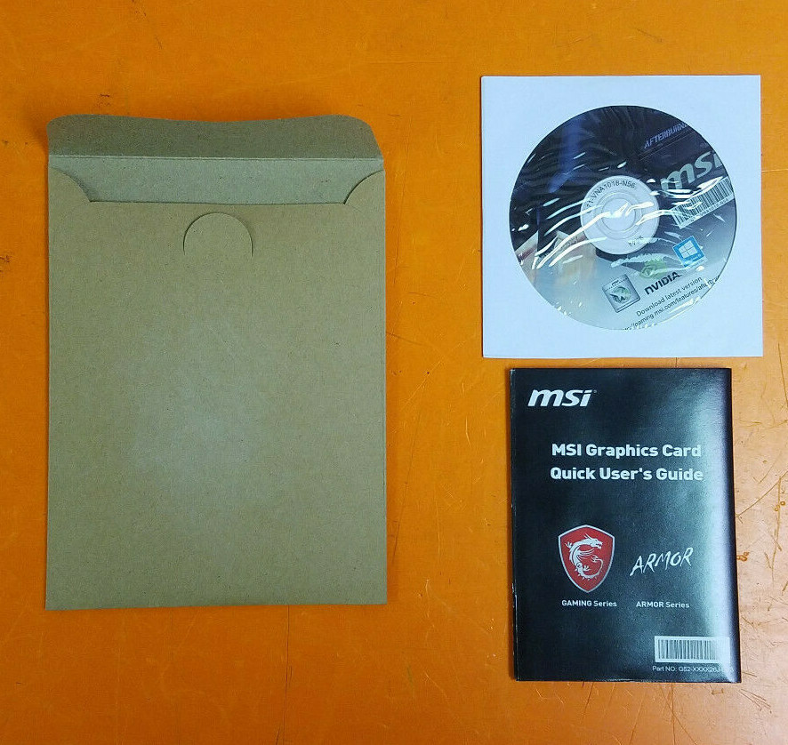 ⭐️⭐️⭐️⭐️⭐️ Aero ITX GeForce GTX 1060 Drivers & Utilities Disc & MSI Quick Start