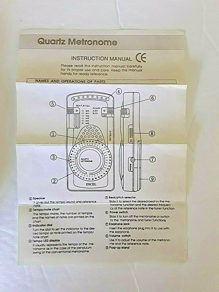 Meisel - Quartz Metronome - EQM-90, New-Old Stock