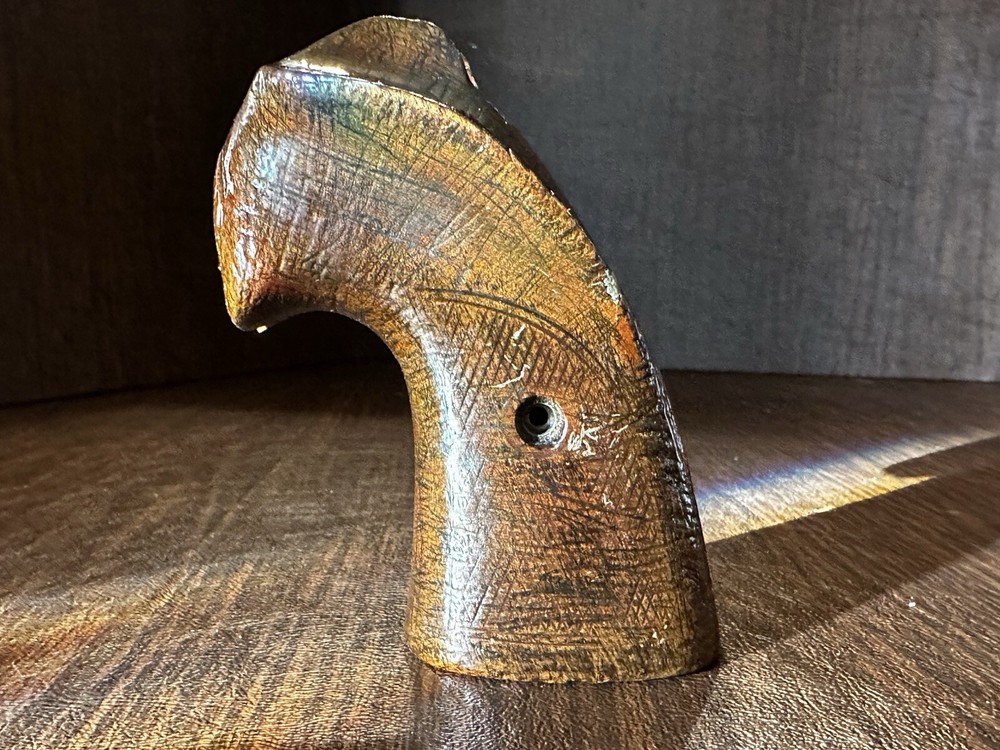 Sile colt python Wood thumbrest LG target grips NOS Italy