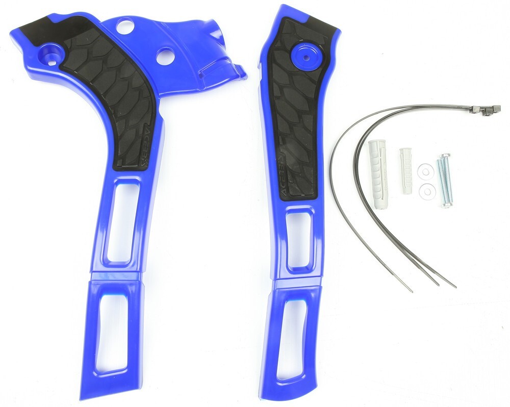 Acerbis 2464741034 X-Grip Frame Guard - Blue/Black