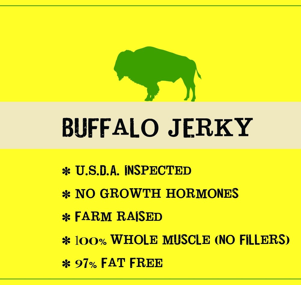 Exotic Buffalo Jerky Sampler High-Protein Wild Game Meat Snacks 3-Pack