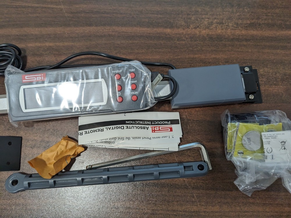 SPI Horizontal & Vertical Electronic Linear Scale: 0 to 12″ 15-977-2