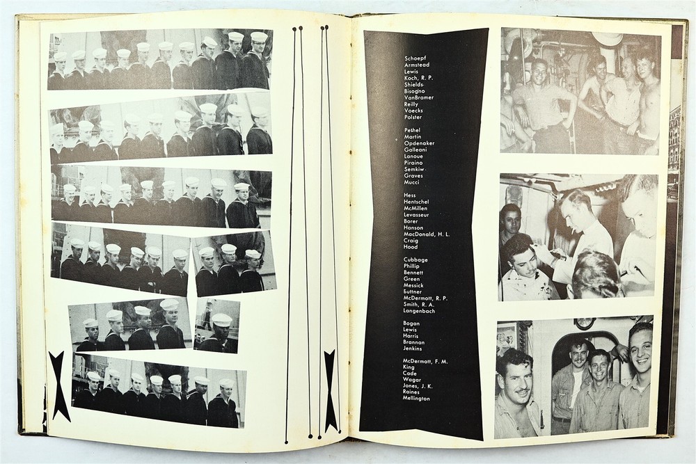 USS Compton (DD-705) 1953 Mediterranean Deployment Cruise Book