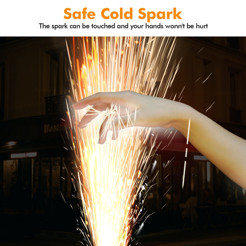 750W Cold Spark Machine DMX Firework Stage Effect Wedding Party DJ Event