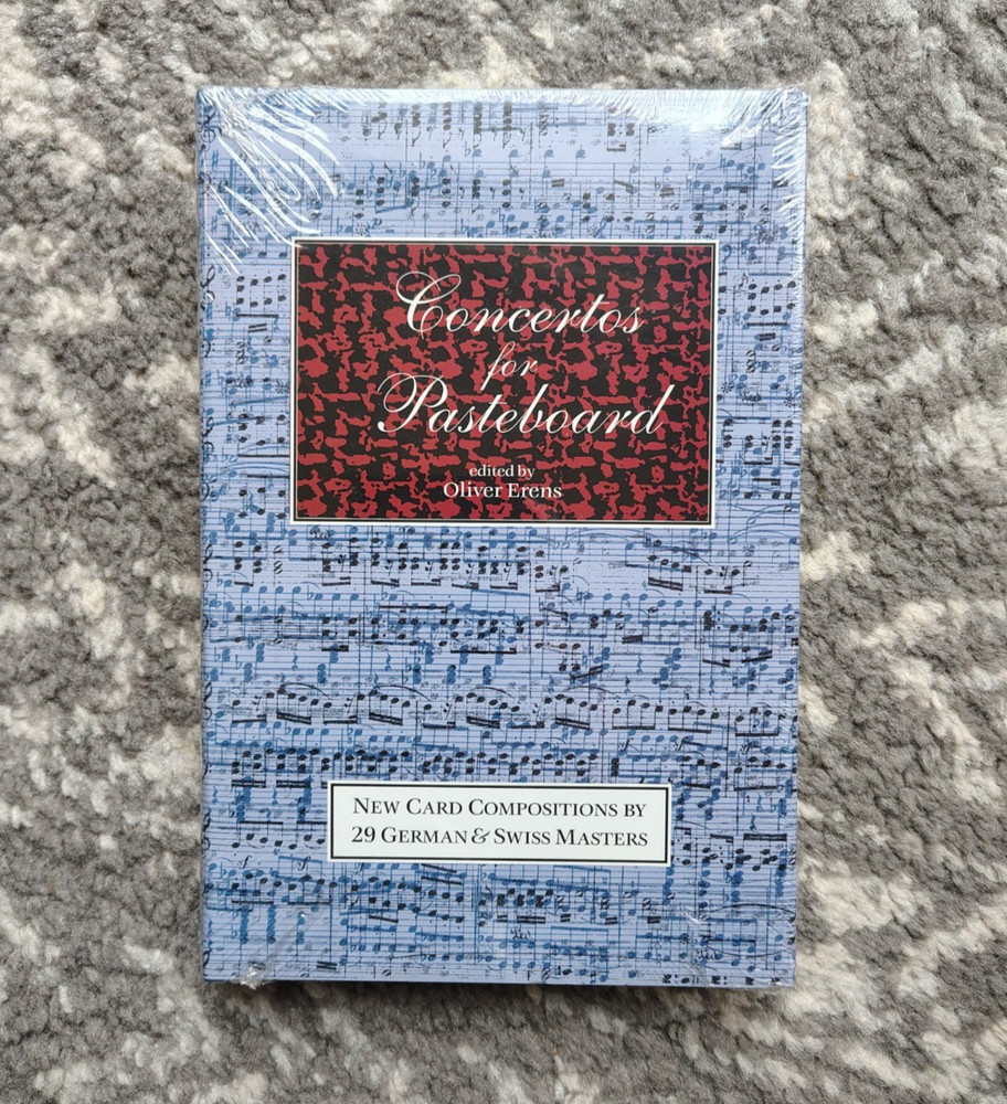 NEW Sealed Concertos for Pasteboard Card Magic Magician book