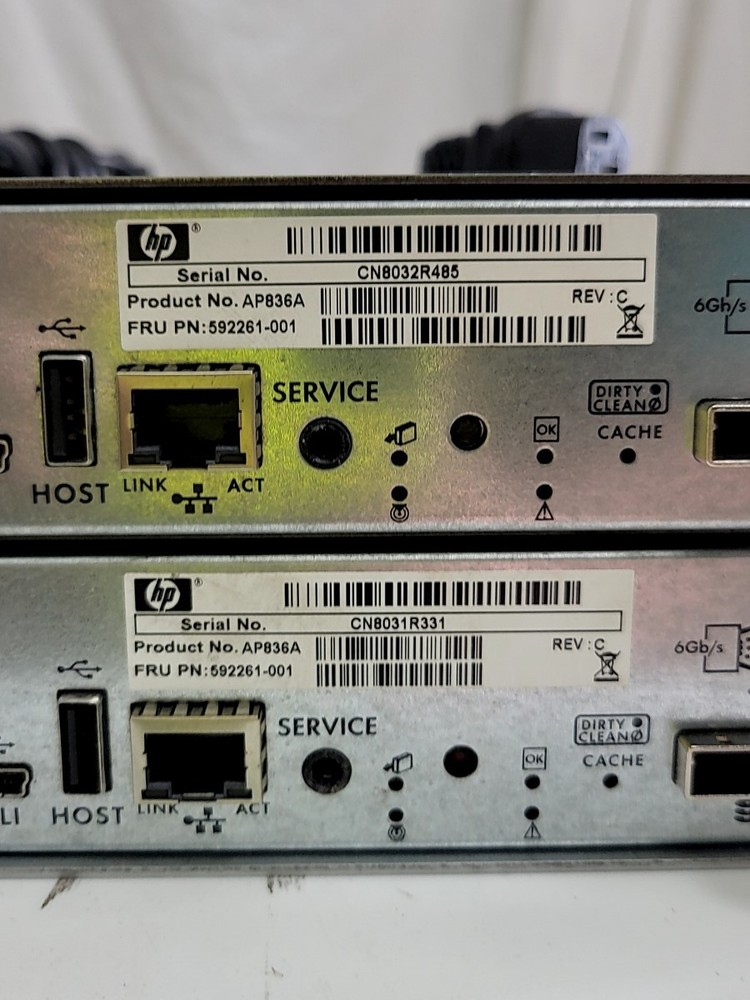 HP FCLSE-0801 AP846A Disk Enclosure SEE NOTES