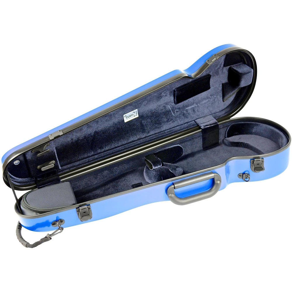 Bam Hightech Contoured Violin Case Azure Blue