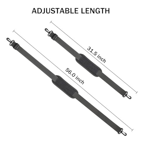 Shoulder Strap 56 inch, Adjustable Thick Soft Universal Replacement Non-Slip