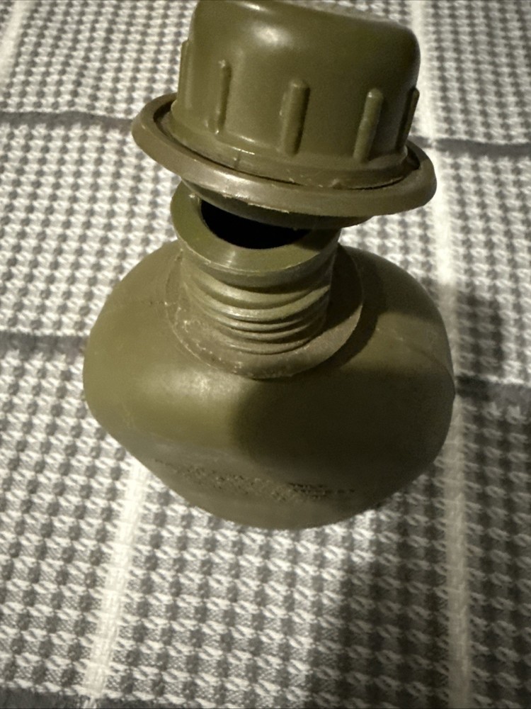Green Plastic Canteen