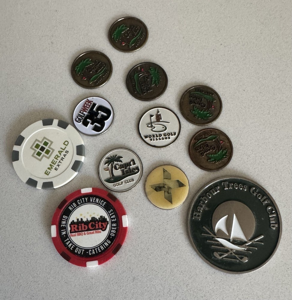 Golf Ball Marker Lot