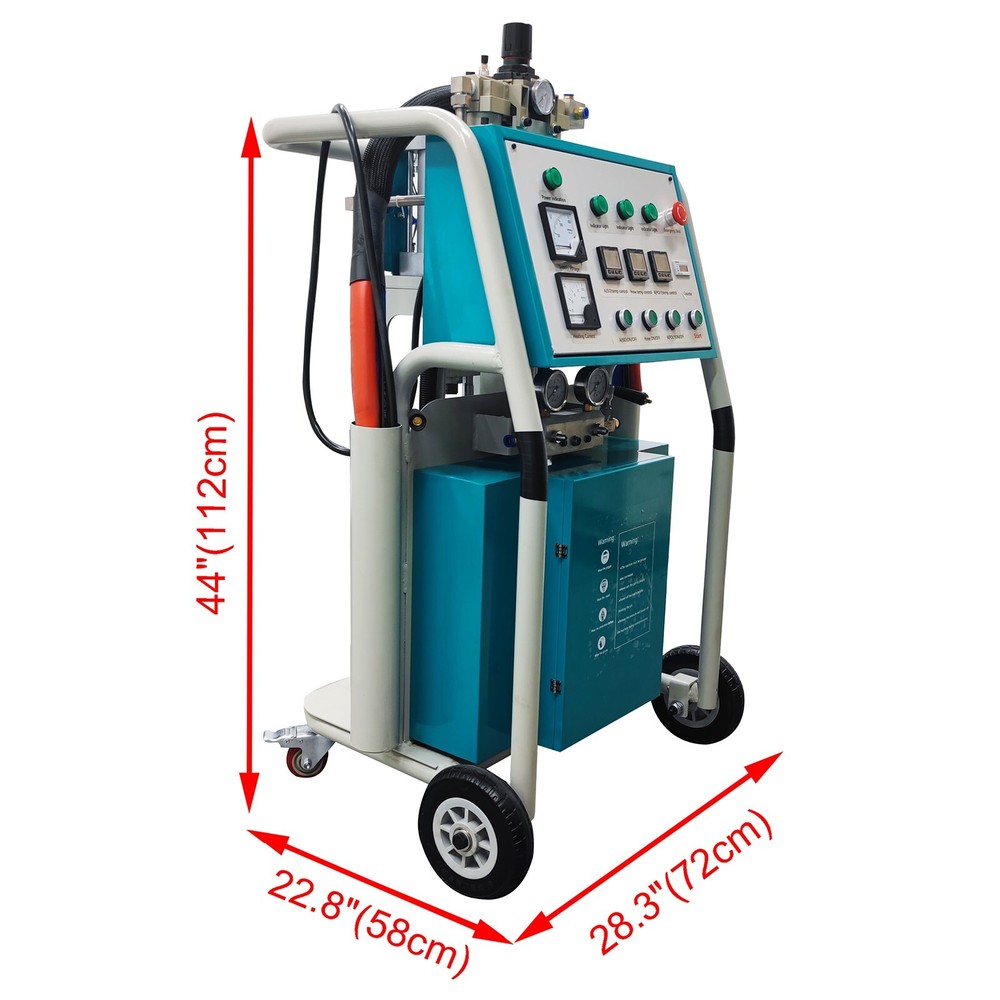 110V 1:1 Polyurethane Foam Spray Machine Heating Sprayer Insulation Machine