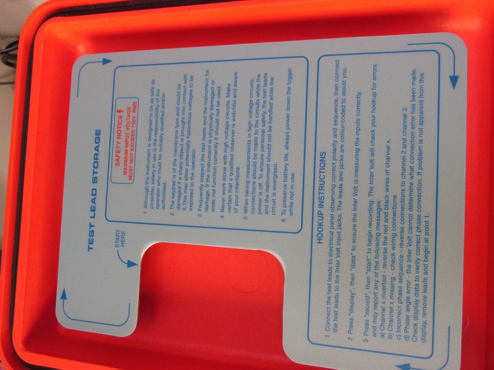 Voltage Analyzing Datalogger / Interlogger True Rms Rcc Tech