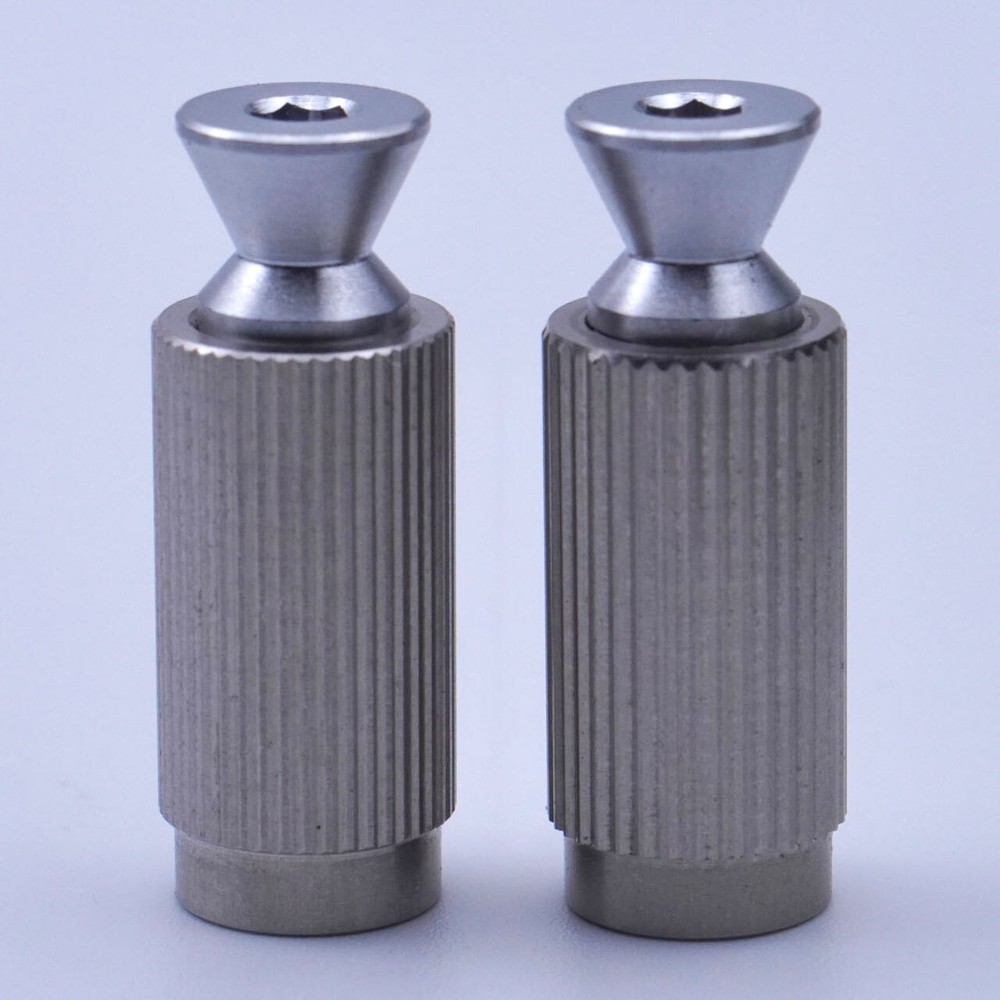 Stainless Steel Floyd Rose 1000 Series/Special Mounting Studs & Inserts Silver