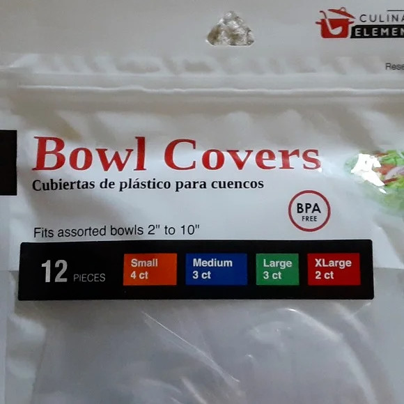 Culinary elements Bowl Covers 12 Pc. - Keep Food Fresh po
