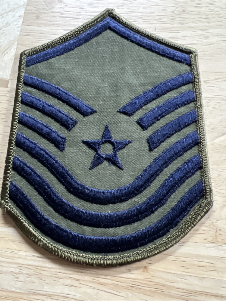 US Air Force Master Sergeant Chevron Patch