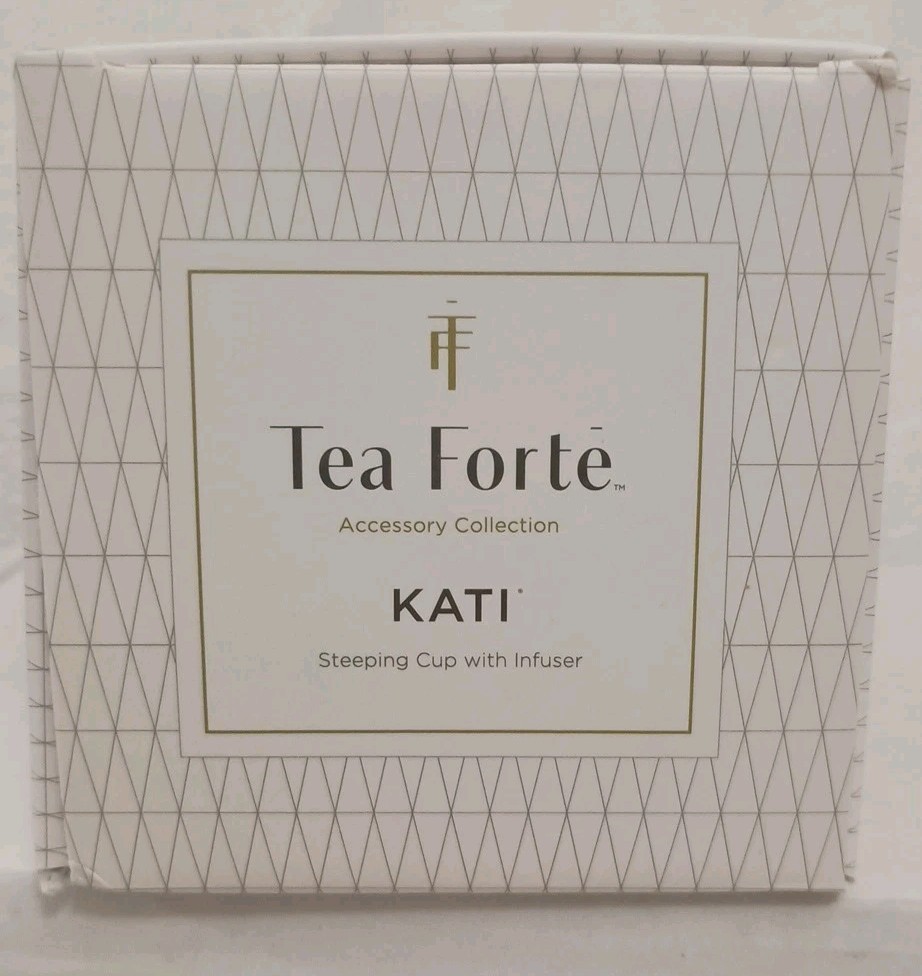 Tea Forté Red Warm Joy 2023 Ceramic Steeping Kati Cup Infuser Set