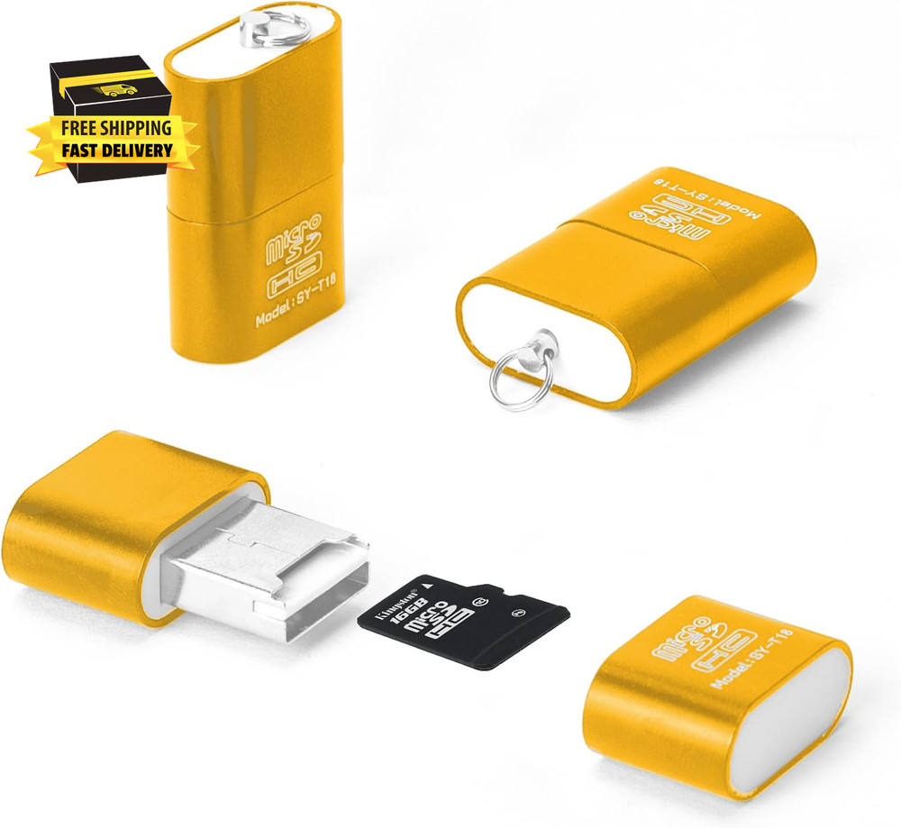 [3 Pack] Micro SD Card Reader for Android,Micro SD Card to USB Adapter, TF Card