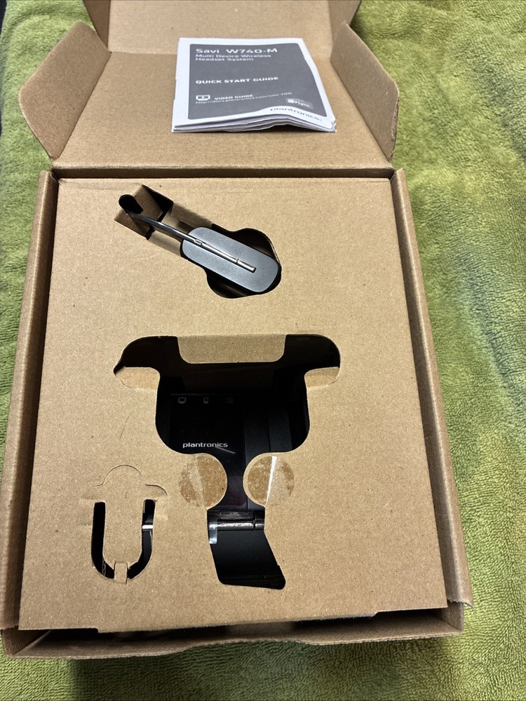 Plantronics Savi W740-M Ear-Hook Headset  New Open Box