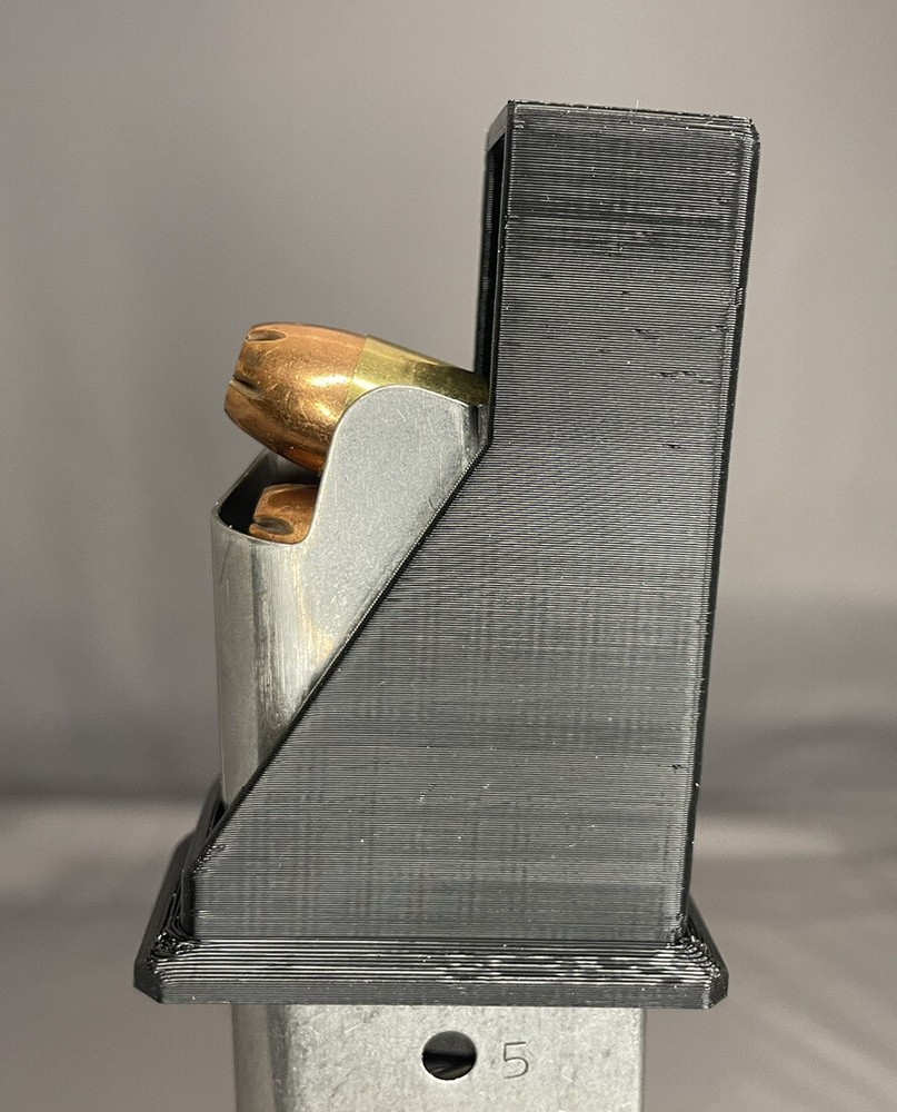 1911 Single Stack .45acp 45 acp .45 Magazine Speed Loader Speedloader -BLACK