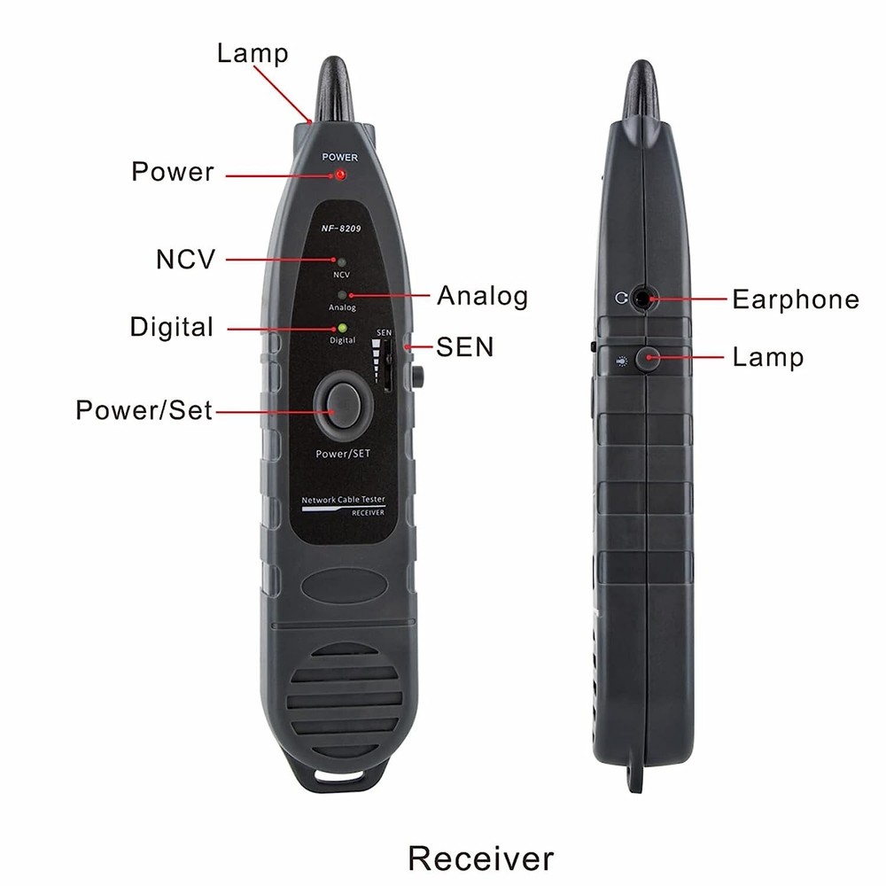 Advanced Cable Tester - PoE Multifunction Wire Tracker Network Cable Tester