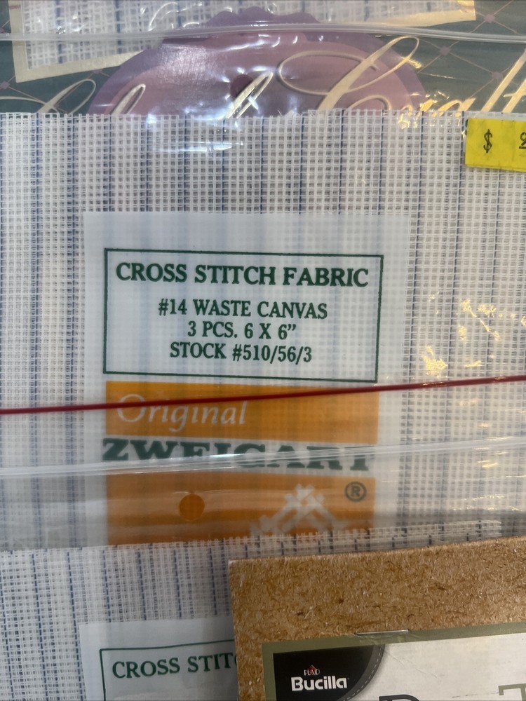 Charles Craft Cross Stitch Fabric Mixed 12 Pc Lot