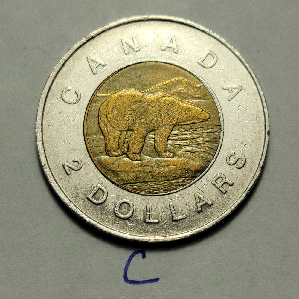 2005 CANADA 2 Dollar Toonie Coin TC2