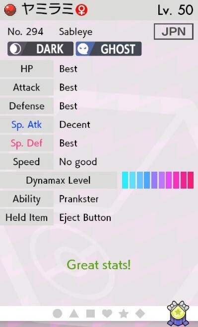 Japan Champion Sableye For Pokemon Sword & Shield