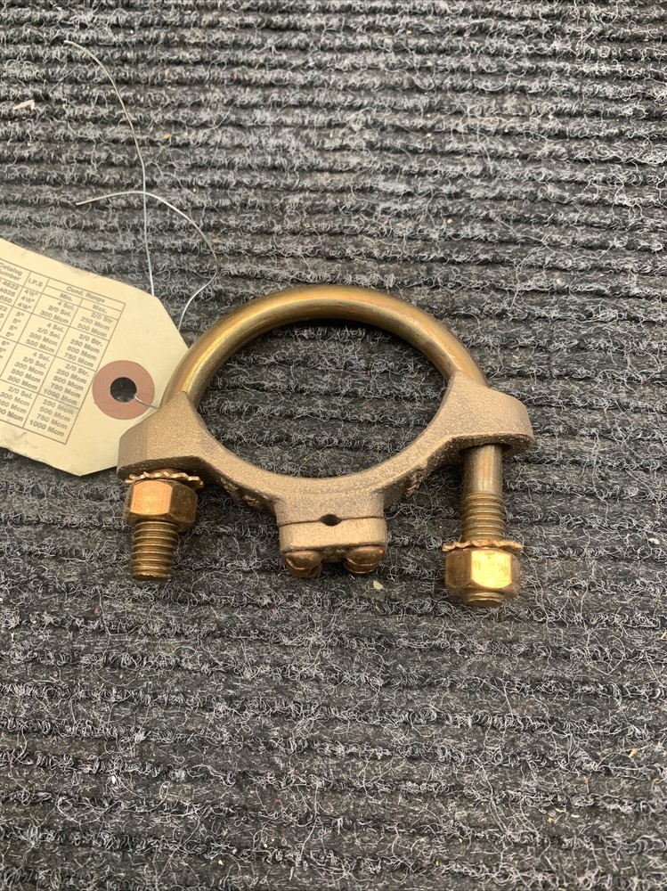 Box of 10 O-Z/GEDNEY #CG-2004 Ground Clamp, Cable Parallel or 90-Deg to Pipe, 2"