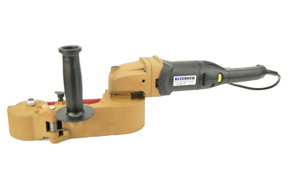BLUEROCK Tools Model 40B Pipe Sanding Polishing Machine Stainless Belt Pipe Rail