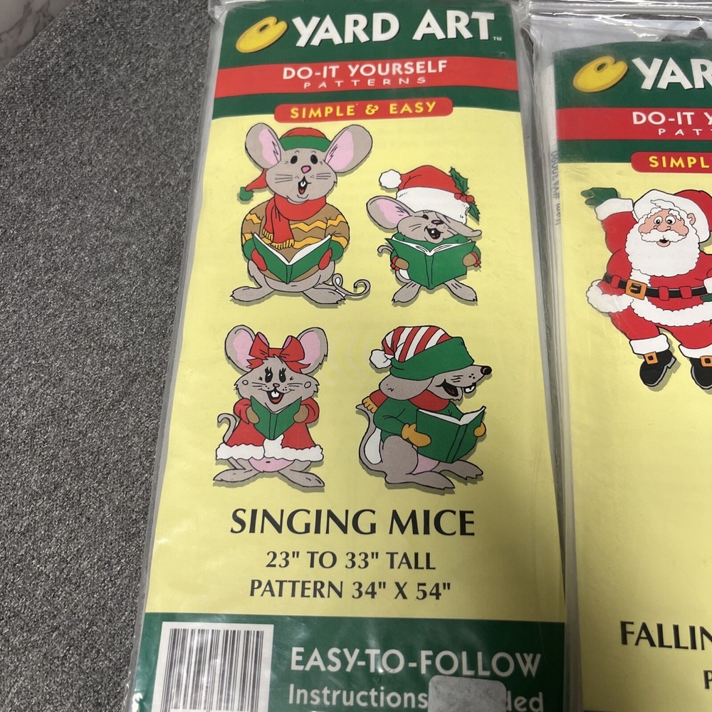 (2) Yard Art Do It Yourself Patterns