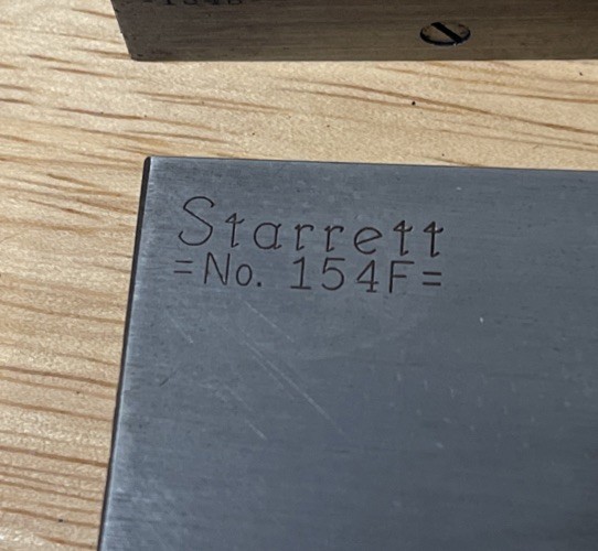 Starrett Adjustable Parallel Set S154L, 6 Machinist Tools
