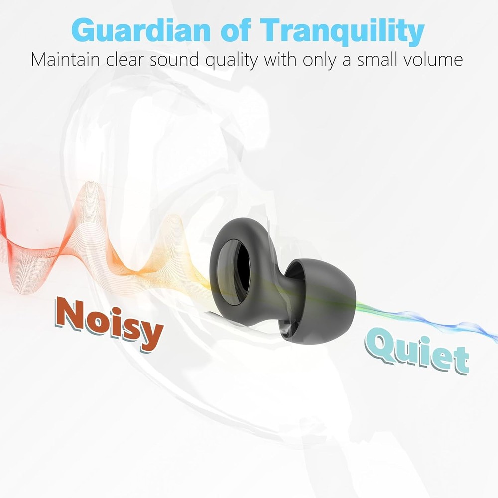 Reusable Silicone Sleeping Ear Plugs