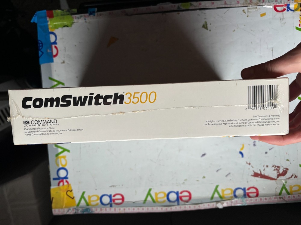 Command Communications Com (CS3500) 4-Ports External Switch ComSwitch 3500 New