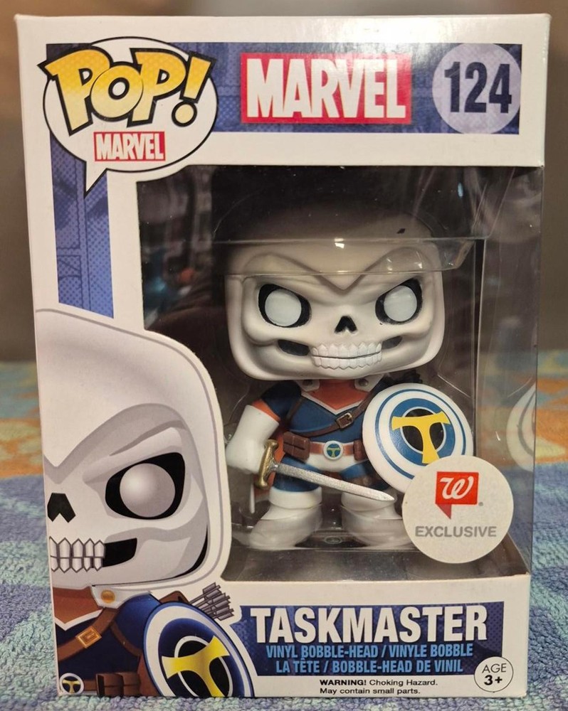 Funko Pop! Marvel Taskmaster Vinyl Bobble-Head #124 Walgreens Exclusive