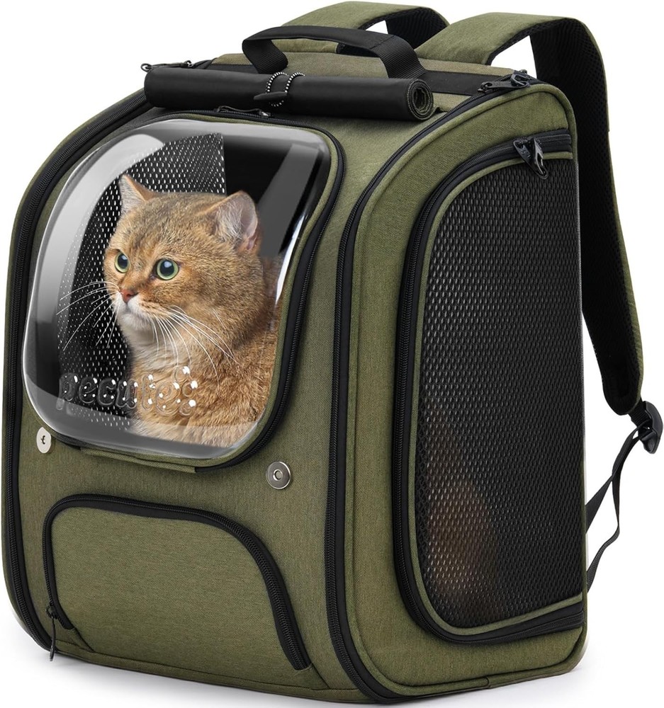 Cat Backpack Carrier, Large Space Cat Bubble Backpack, Breathable Cat Carrier, S