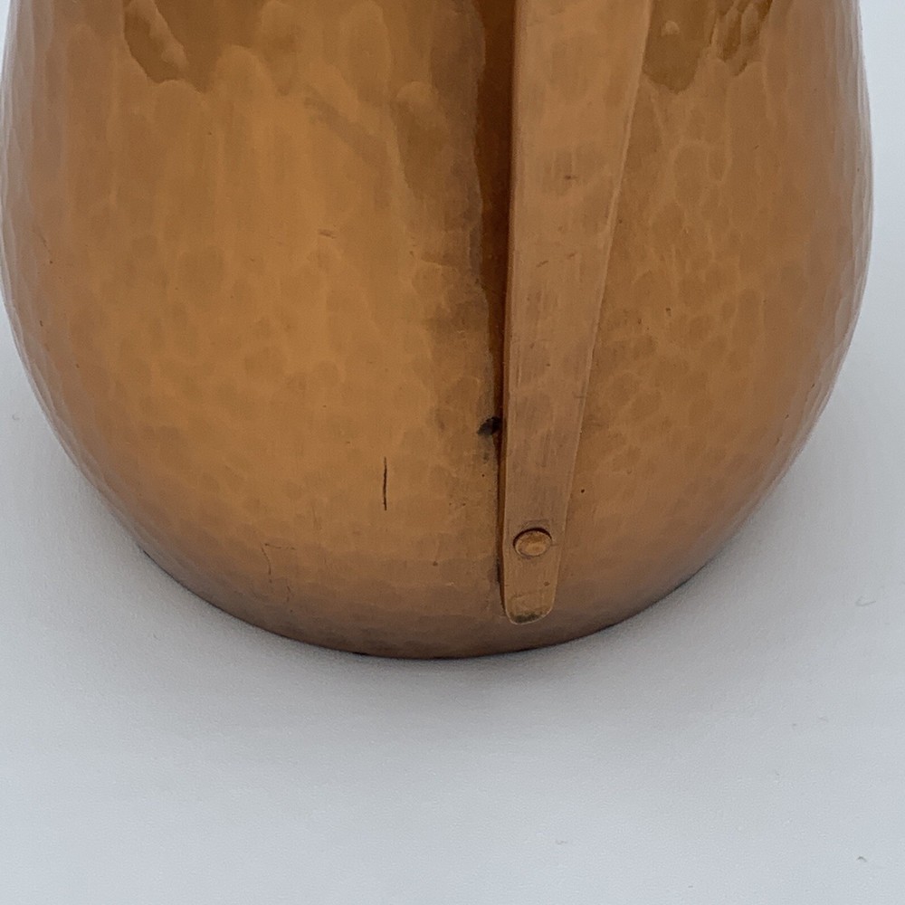 Wall Handarbeit German Hammered Copper Pitcher