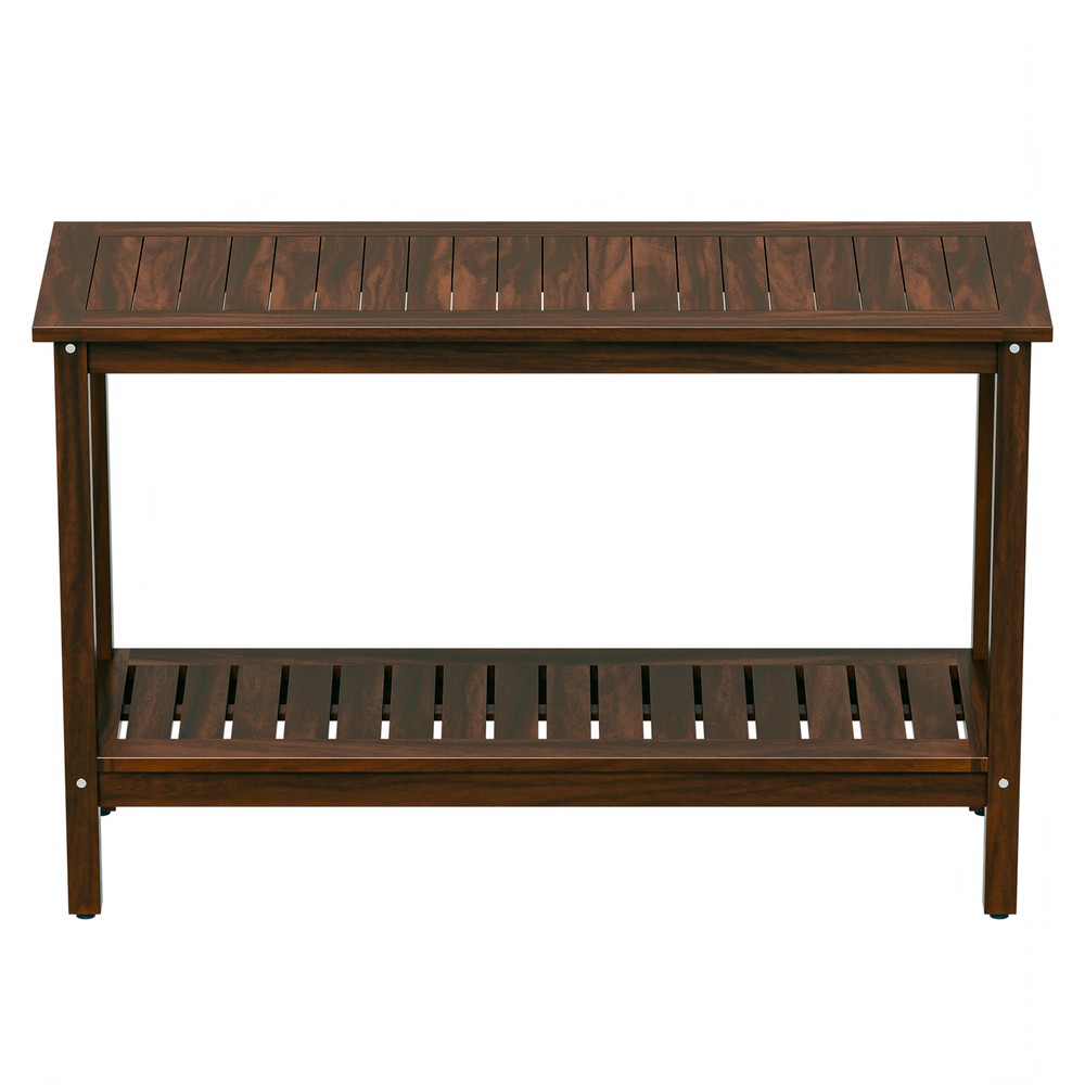 48" Console Table In/Outdoor Multifunctional Buffet Bar Storage Organizer Coffee