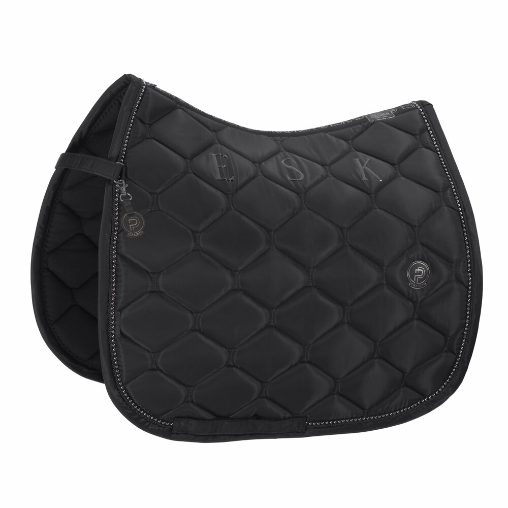 Eskadron Saddle Cloth Highgloss Pearls black Platinum 2025