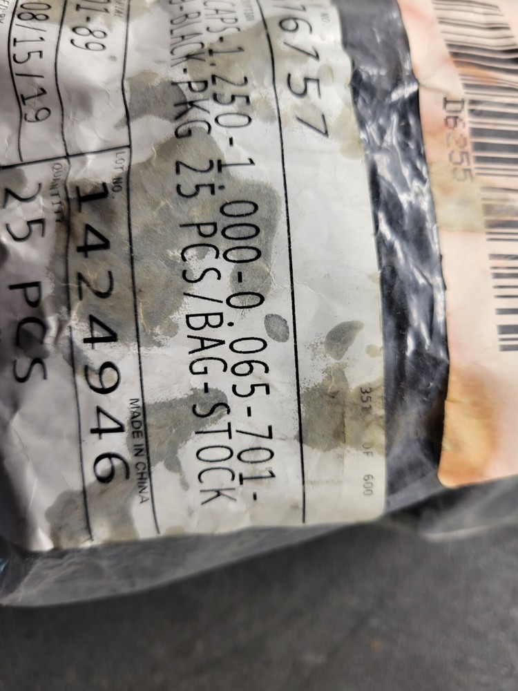 Power Secure 576757 S Cap. Bag of 25.