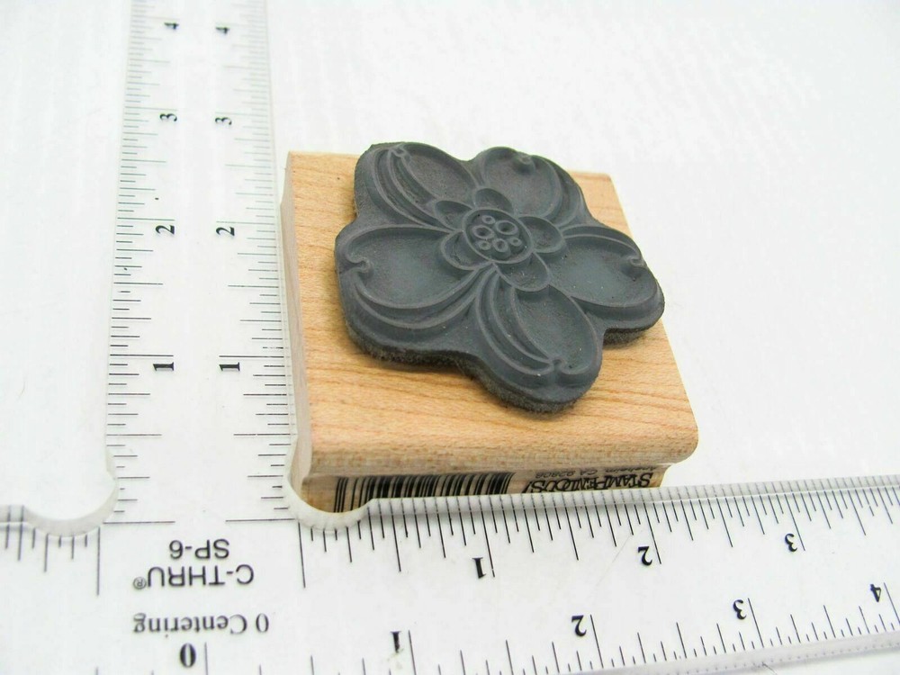Pencil Flower Rubber Stamp - Stamp Set A683