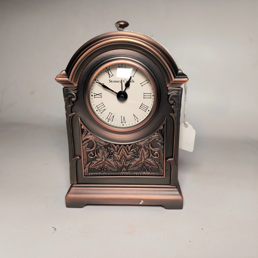 Stoney Creek Quartz Pewter Clock