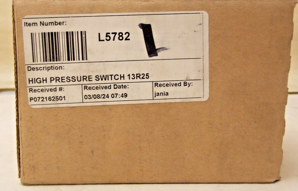 Lennox 13R25, High Pressure Switch