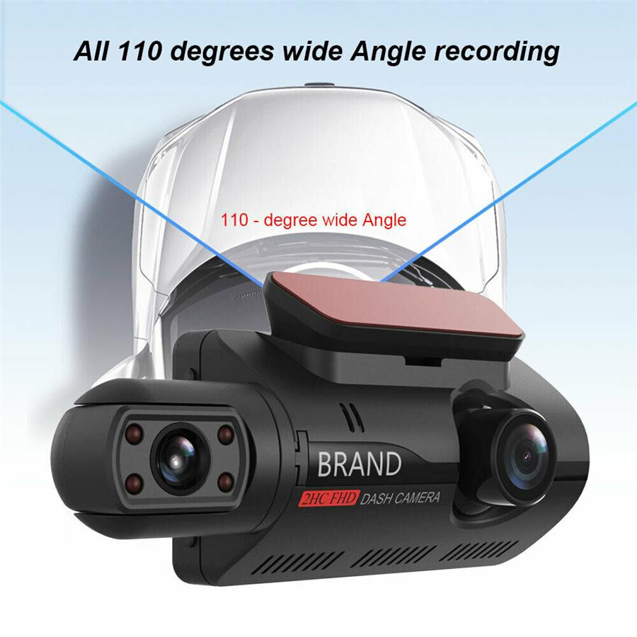 1080P Car Dash Cam DVR Video Recorder Front Inside Camera Loop Recording 3.0 in