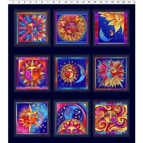 Laurel Burch***CELESTIAL MAGIC*** 12 FAT QUARTERS Plus Panel!
