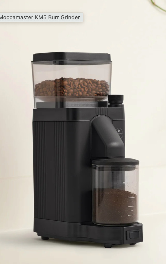 Moccamaster by Technivorm KM5 Burr Grinder Matte Black 49521