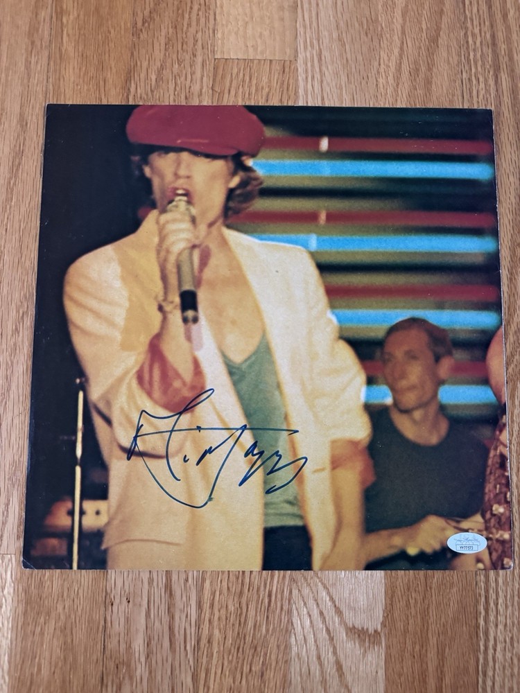 Fantastic Mick Jagger Signed Autographed Program Insert JSA LOA Rolling Stones