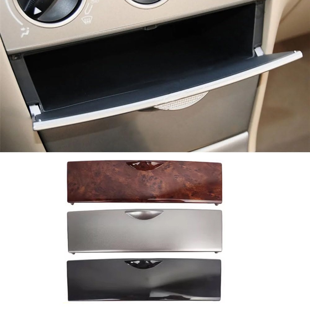 Silver Front Center Console Storage Box Panel Cover For Toyota Corolla 2003-2008